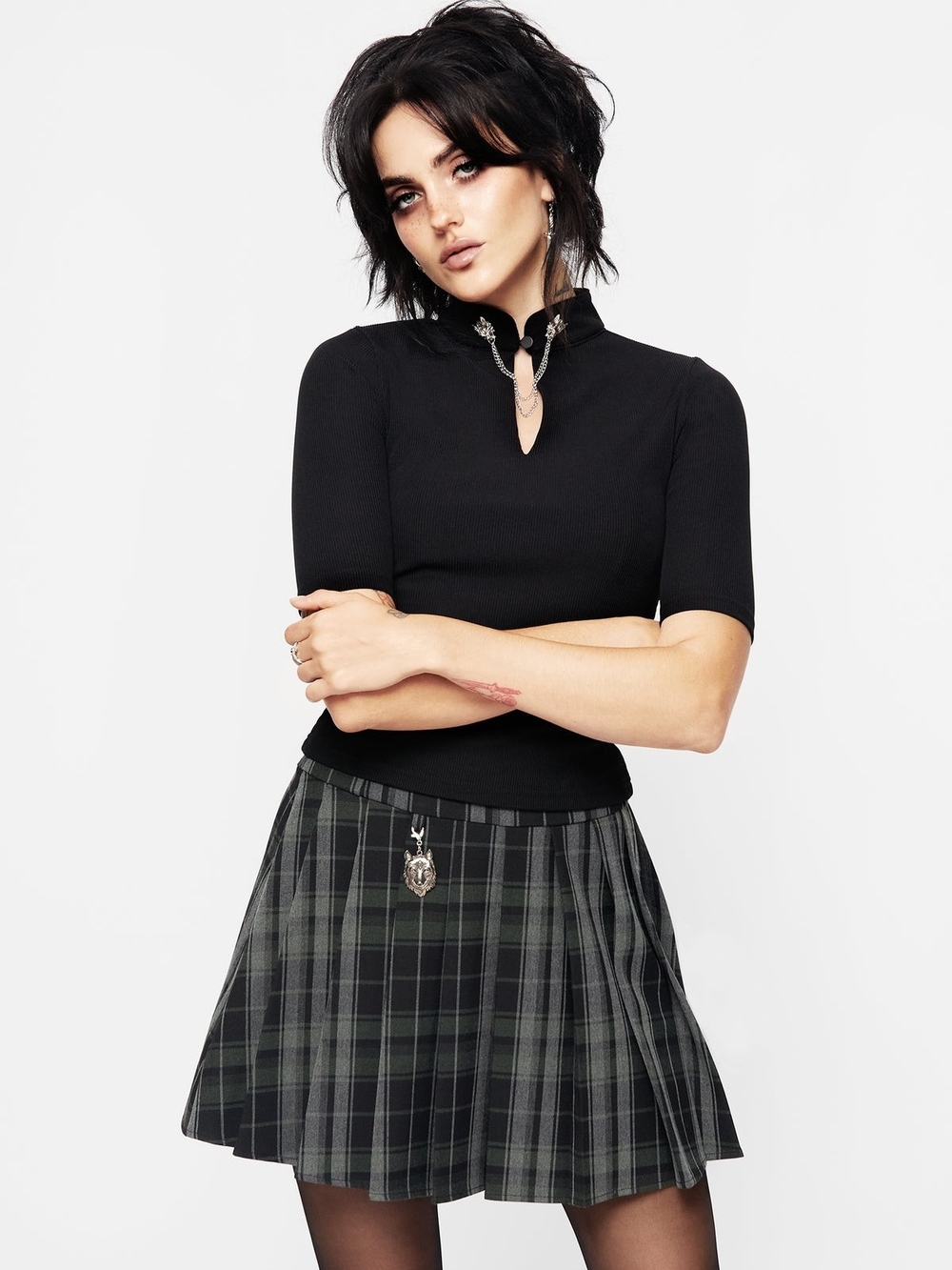 Fenrir Choker Collar Top Size 12 US